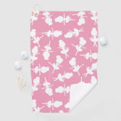 Ballerina Pattern, Ballet Girls, Ballet Dance Golfhanddoek (Insitu)
