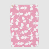 Ballerina Pattern, Ballet Girls, Ballet Dance Golfhanddoek (Voorkant)