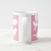 Ballerina Pattern, Ballet Girls, Ballet Dance Grote Koffiekop (Achterkant)