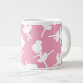 Ballerina Pattern, Ballet Girls, Ballet Dance Grote Koffiekop (Voorkant rechts)