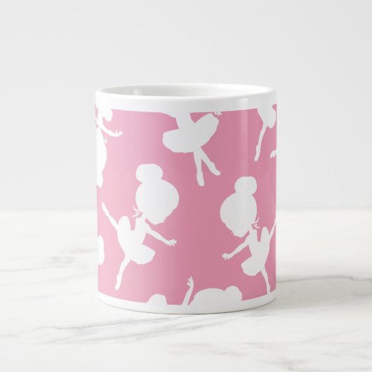 Ballerina Pattern, Ballet Girls, Ballet Dance Grote Koffiekop (Voorkant)