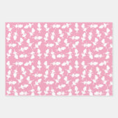 Ballerina Pattern, Ballet Girls, Ballet Dance Inpakpapier Vel (Voorkant 3)