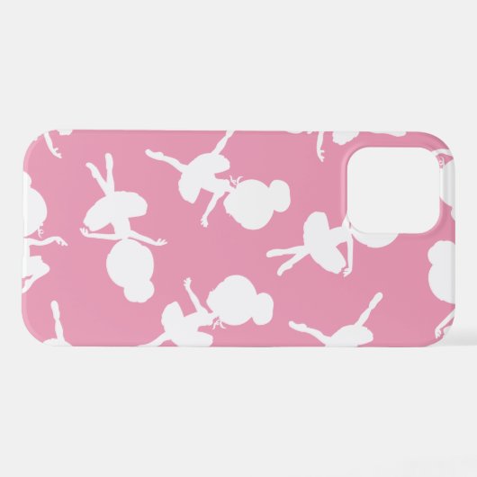 Ballerina Pattern, Ballet Girls, Ballet Dance iPhone Hoesje (Achterkant horizontaal)
