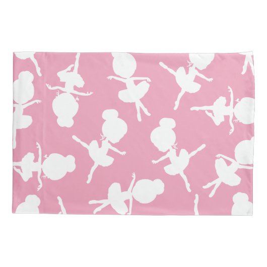 Ballerina Pattern, Ballet Girls, Ballet Dance Kussensloop (Achterkant)