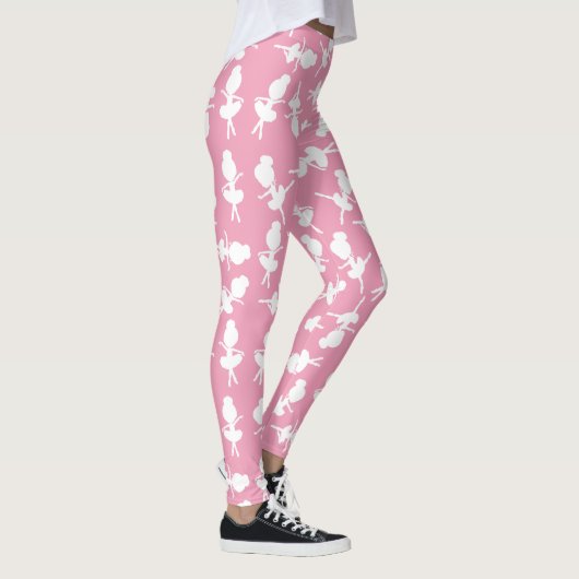 Ballerina Pattern, Ballet Girls, Ballet Dance Leggings (Rechts)