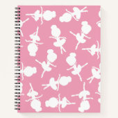 Ballerina Pattern, Ballet Girls, Ballet Dance Notitieboek (Voorkant)