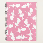 Ballerina Pattern, Ballet Girls, Ballet Dance Planner (Voorkant)