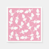 Ballerina Pattern, Ballet Girls, Ballet Dance Servet (Voorkant)