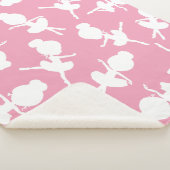 Ballerina Pattern, Ballet Girls, Ballet Dance Sherpa Deken (3/4)