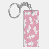 Ballerina Pattern, Ballet Girls, Ballet Dance Sleutelhanger (Voorkant Links)