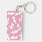 Ballerina Pattern, Ballet Girls, Ballet Dance Sleutelhanger (achterkant)