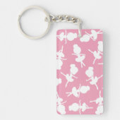 Ballerina Pattern, Ballet Girls, Ballet Dance Sleutelhanger (Voorkant)