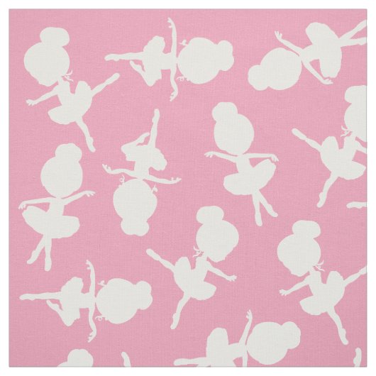 Ballerina Pattern, Ballet Girls, Ballet Dance Stof (Swatch)