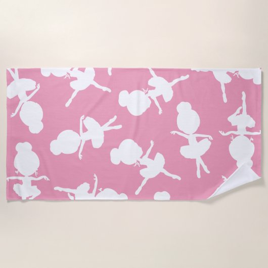 Ballerina Pattern, Ballet Girls, Ballet Dance Strandlaken (Voorkant)