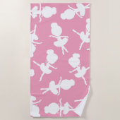 Ballerina Pattern, Ballet Girls, Ballet Dance Strandlaken (Voorkant)