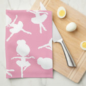 Ballerina Pattern, Ballet Girls, Ballet Dance Theedoek (Quarter Fold)