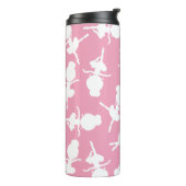 Ballerina Pattern, Ballet Girls, Ballet Dance Thermosbeker (Gedraaid links)
