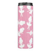 Ballerina Pattern, Ballet Girls, Ballet Dance Thermosbeker (Achterkant)