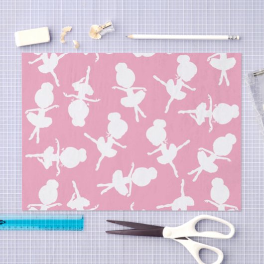 Ballerina Pattern, Ballet Girls, Ballet Dance Tissuepapier (Craft)