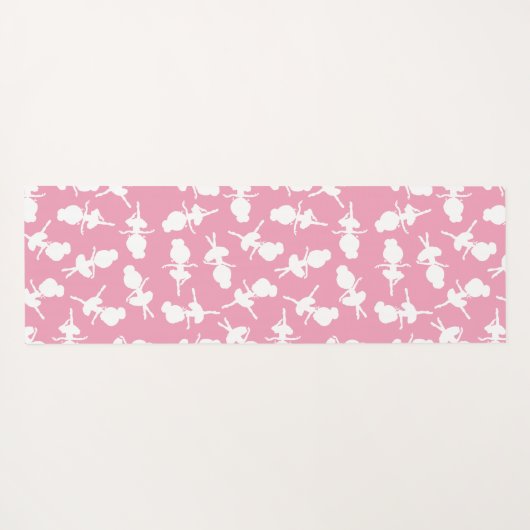 Ballerina Pattern, Ballet Girls, Ballet Dance Yogamat (Achterkant (horizontaal))