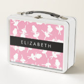 Ballerina Pattern, Ballet Meisjes, Dans, Jouw naam (Voorkant)