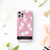 Ballerina Pattern, Ballet Meisjes, Dans, Jouw naam Case-Mate iPhone Case