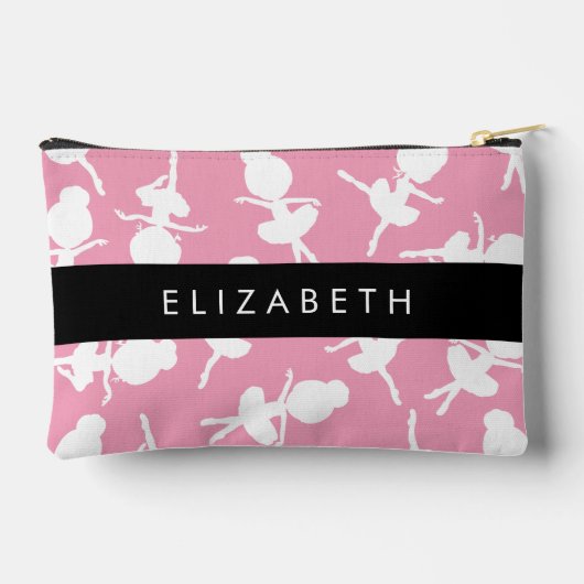 Ballerina Pattern, Ballet Meisjes, Dans, Jouw naam Etui (Achterkant)