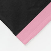 Ballerina Pattern, Ballet Meisjes, Dans, Jouw naam Fleece Deken (Hoek)