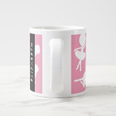 Ballerina Pattern, Ballet Meisjes, Dans, Jouw naam Grote Koffiekop (Achterkant)