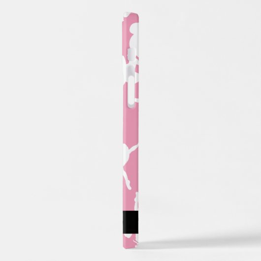 Ballerina Pattern, Ballet Meisjes, Dans, Jouw naam iPhone Hoesje (Linkerkant)