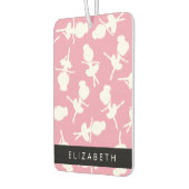 Ballerina Pattern, Ballet Meisjes, Dans, Jouw naam Luchtverfrisser (Links)