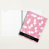 Ballerina Pattern, Ballet Meisjes, Dans, Jouw naam Planner (Display)