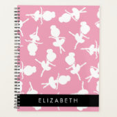 Ballerina Pattern, Ballet Meisjes, Dans, Jouw naam Planner (Voorkant)