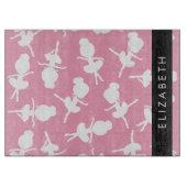 Ballerina Pattern, Ballet Meisjes, Dans, Jouw naam Snijplank (Voorkant)