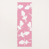 Ballerina Pattern, Ballet Meisjes, Dans, Jouw naam Yogamat (Achterkant)