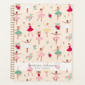 Ballerina Pattern Cute Ballet Dancers Weekly Planner (Voorkant)