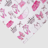 Ballerina Pattern in Waterverf Tissuepapier (Detail)