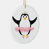 Ballerina Penguin Keramisch Ornament (Rechts)