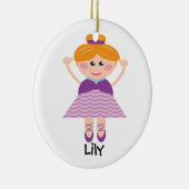 Ballerina Personalized Ornament (Rechts)