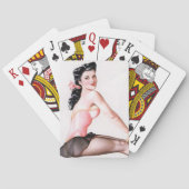 Ballerina Pin Up Pokerkaarten (Achterkant)