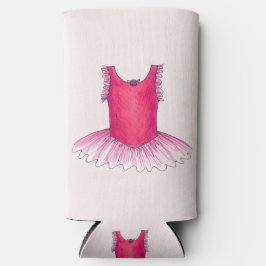 Ballerina Pink Ballet Dance Overweging Tutu Costuu Seltzer Blikjeskoeler