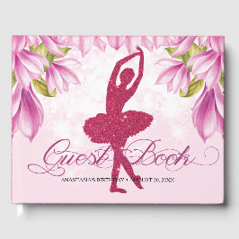 Ballerina Pink Birthday I Baby shower Gastenboek