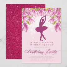 Ballerina Pink Birthday