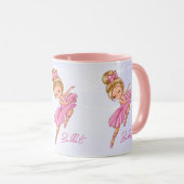 Ballerina Pink, Paarse ballet Mok (Voorkant rechts)