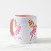 Ballerina Pink, Paarse ballet Mok (Voorkant links)