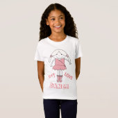 Ballerina Pink Sing Love Dance Inspirerend T-shirt (Voorkant volledig)