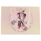 Ballerina Pink Toe Shoes Groot Cadeauzakje (Achterkant)