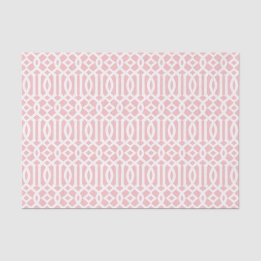 Ballerina Pink Trellis | Weefselpapier Tissuepapier (Voorkant)
