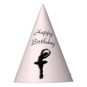 Ballerina Pirouette in Garden Green Feesthoedjes (Voorkant)