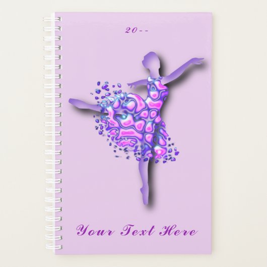 Ballerina Planner Ballet Dancer Meisje  (Voorkant)